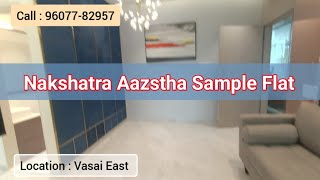 Sample Flat Of Nakshatra Aazstha | Naksahtra Aaastha Vasai | Nakshatra aazstha video