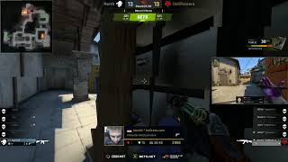 Starladder - North vs Hellraisers - bondik insane 1v4 the round after a 1v3