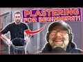 Plastering Tutorial For Beginners - How Bad Can It Be? Damp Sam REACTS