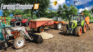 The neighbor farmer empties everything on the ground | Ultra Realistic Farm (Farming Simulator 19)