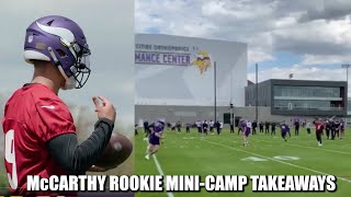 9 Takeaways from JJ McCarthy's Minnesota Vikings Rookie Mini-Camp