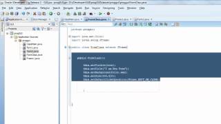 j2se074- Extends JFrame