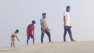 গঙ্গা নদীর চারে আসেছি ⛵⛵ DHULIYAN গঙ্গার মধ্য চর 🕹️