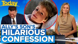 Ally’s son reveals what he really thinks of the Today breakfast TV show | Today Show Australia