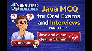 Java MCQ for Oral Exam & Interviews | Clear Java Basics in 50 Minutes | Part 1 #javainterview