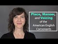 Learn the American Accent: Place, Manner, and Voicing of American English Consonants