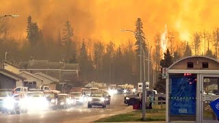 Alberta wildfires: All of Fort McMurray evacuated