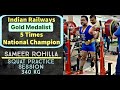 340 KG | Squat | Indian Railways | 5 Times National Champion | Gold Medalist | Sameer Rohilla |