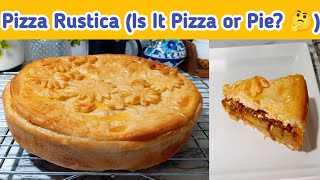 Pizza Rustica | Italian Easter Pie | Torta Pasqualina | Pizza Without Cheese |