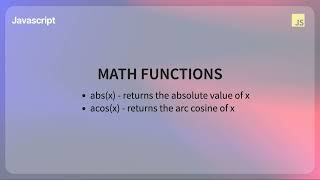JavaScript Math Object: A Beginner's Guide