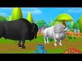 3 color buffaloes take on jcb mission to rescue t rex farm animals epic rescue mission adventure