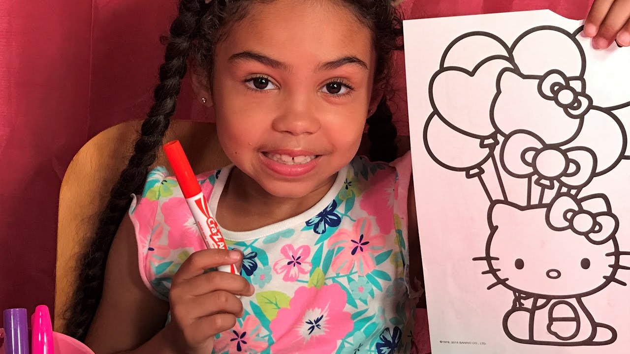 Learn Colors With Hello Kitty Youtube