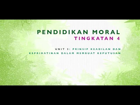 UNIT 3 PENDIDIKAN MORAL TINGKATAN 4 KSSM - YouTube