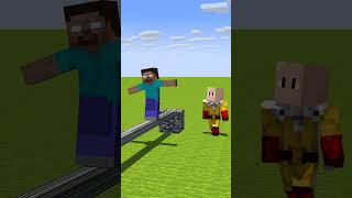 HELP Herobrine With Bigger And Bigger Bedrock #friendship #trending #shorts #anime