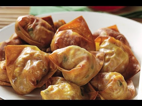 Fried shrimp wontons recipe