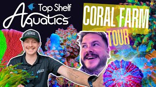 INSIDE Top Shelf Aquatics: Exclusive Tour of Their EPIC Coral Farm & Saltwater Aquarium Store