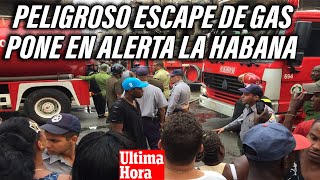 Si explota desaparece la ciudad» escape de gas activa los comandos de bomberos!!!