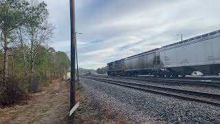 CSX 797 taking L756 into Maxwell Yard LHF on 12-30-24