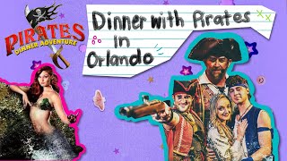 Dinner with Pirates?! || Is Pirates Dinner Adventure Worth It? ||Orlando Dinner Show Experience 🏴‍☠️