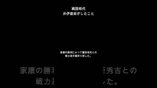 戦国時代　井伊直政がしたこと２