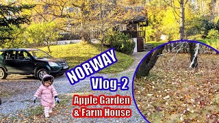 নরওয়ে Vlog-2 (ফার্ম হাউজ ও আপেল বাগান) | Norwegian Apple Tree