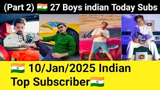 indian Youtuber/ Top 27 indian channel/ Carry minati other Boys