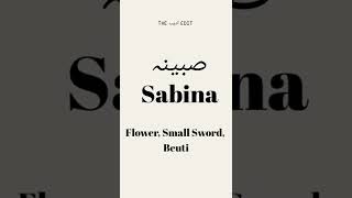 Sabina name Urdu meaning Sabina name whatsapp status #shorts