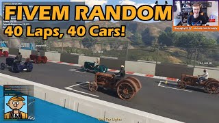 40 Random Cars In 40 Laps - GTA FiveM Random All №2