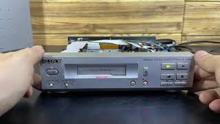 An excellent Sony front loading mini tape deck tc tx333