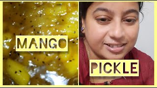 Bengali vlog with srabanti#MANGO PICKLE