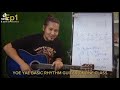 အခြေခံရစ်သမ်ဂစ်တာ၊ basic rhythm guitar epi 1