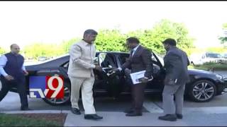 AP CM Chandrababu in US , meets Qualcomm President - TV9