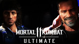 Mortal Kombat 11: Rambo All Unlockable Taunts Showcase [MK11 ULTIMATE]