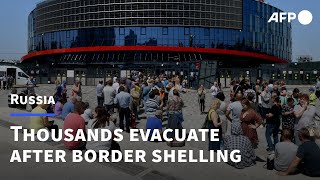 Thousands in Russia seek shelter in accommodation centres after shelling near Ukraine border | AFP