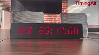 Date Duration Calculator: Max 1000 Days Digital Count Up Timer