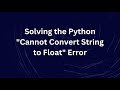 Solving the Python 