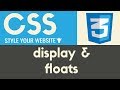 DIsplay & Floats | CSS | Tutorial 5