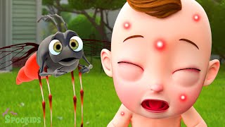 Mosquito Go Away! | Mosquito Song + More Nursery Rhymes & Kids Songs | Spookids