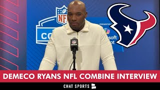 EXCLUSIVE: DeMeco Ryans Press Conference At 2025 NFL Combine