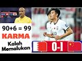 Bahrain (0) vs (1) China | Karma.!!! kalah memalukan dari china