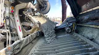 Cemex Concrete Truck Delivering Concrete to Construction Site!