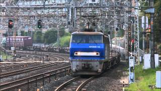 EF200-13 東海道本線 山崎駅 【EOS MOVIE】2011.04.25