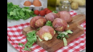 Speck and potato balls: a delicious morsel!