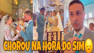 ✅ O NOIVO CHOROU NA HORA DE DIZER SIM NO CASAMENTO 😞😞 CARLINHOS MAIA EMOCIONADO 😥