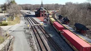 CSX Freights on Christmas Eve Eve in 4K