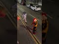 hilarious masked dancers chase bus shorts viral dance