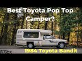 This 1984 Toyota Bandit Pop Top Camper is the Ultimate 80s Toyota Mini Motorhome by OttoEx