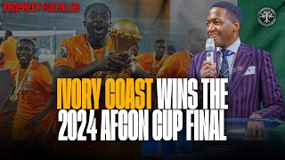 IVORY COAST WINS the 2024 AFCON CUP FINAL | Prophet Uebert Angel