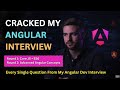 top 25 Real Angular Interview Questions | My Full Experience + JS, RxJS, Routing, Change Detection