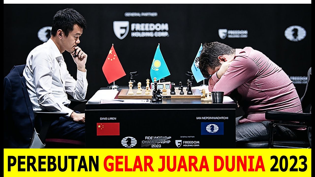 RONDE 5 PEREBUTAN GELAR JUARA DUNIA CATUR 2023 IAN NEPOMNIACHTCHI VS ...